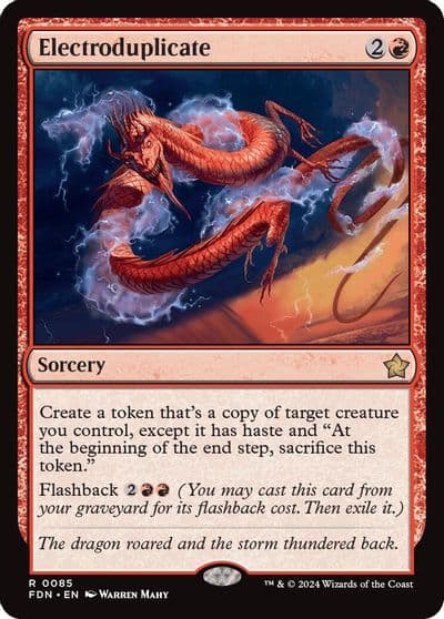 Electroduplicate Foundations Magic card