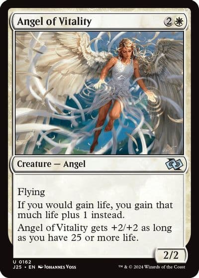 Angel of Vitality Foundations Jumpstart Magic card