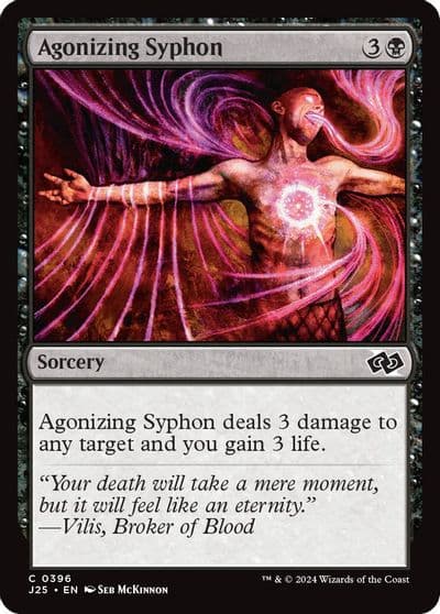 Agonizing Syphon Foundations Jumpstart Magic card