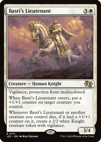 Basris Lieutenant Foundations Jumpstart Magic card