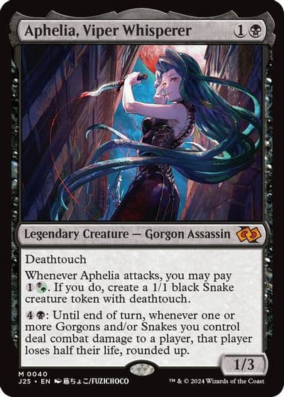 Aphelia Viper Whisperer Anime Foundations Jumpstart Magic card