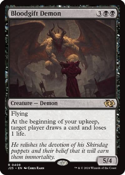 Bloodgift Demon Foundations Jumpstart Magic card