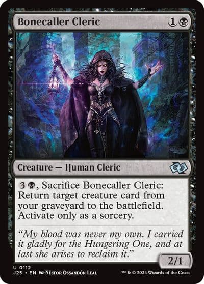 Bonecaller Cleric Foundations Jumpstart Magic card