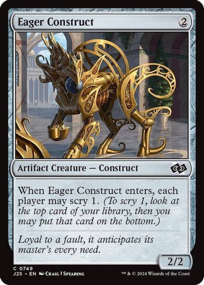 Eager Construct Foundations Jumpstart Magic card