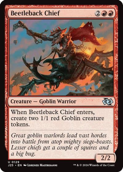 Beetleback Chief Foundations Jumpstart Magic card