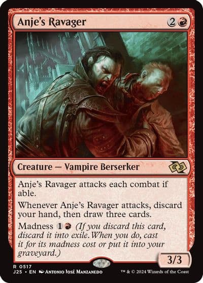 Anjes Ravager Foundations Jumpstart Magic card