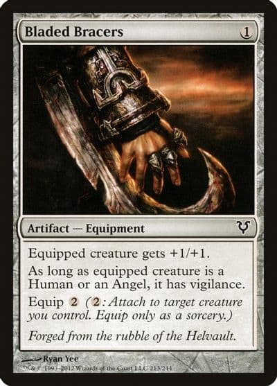 Bladed Bracers Avacyn Restored Magic card