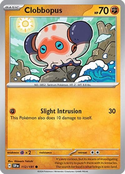 Clobbopus SV08: Surging Sparks Pokemon card