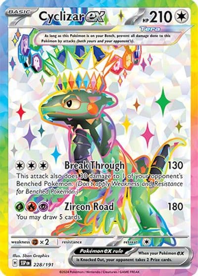Cyclizar ex SV08: Surging Sparks Pokemon card