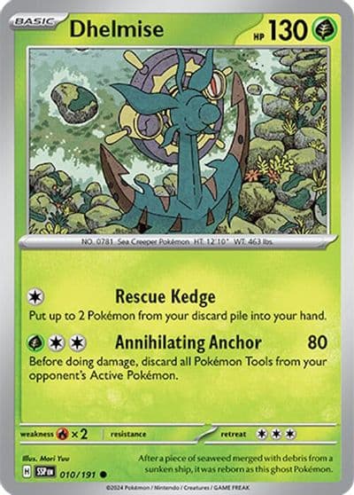 Dhelmise SV08: Surging Sparks Pokemon card