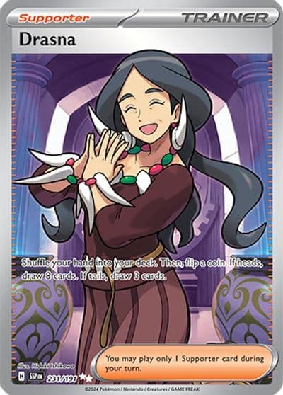 Drasna SV08: Surging Sparks Pokemon card