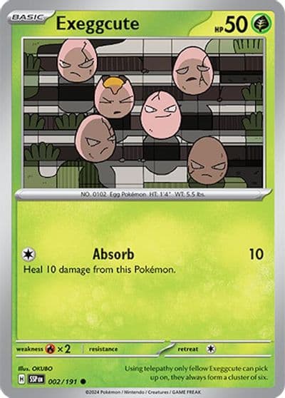 Exeggcute SV08: Surging Sparks Pokemon card