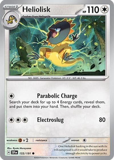 Heliolisk SV08: Surging Sparks Pokemon card
