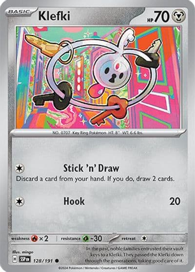 Klefki SV08: Surging Sparks Pokemon card