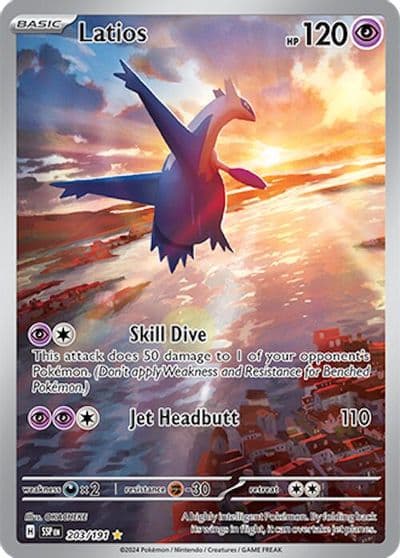 Latios SV08: Surging Sparks Pokemon card
