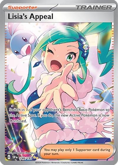 Lisia's Appeal SV08: Surging Sparks Pokemon card