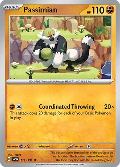 Passimian SV08: Surging Sparks Pokemon card