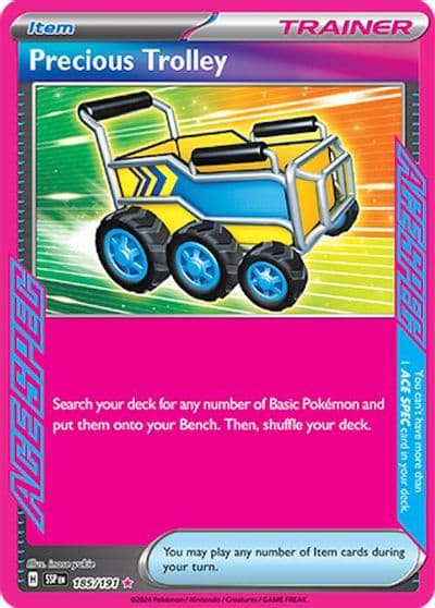 Precious Trolley SV08: Surging Sparks Pokemon card
