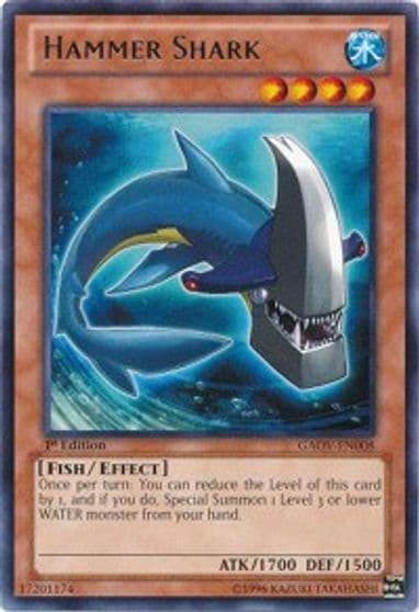 Hammer Shark Galactic Overlord Yu-Gi-Oh! card