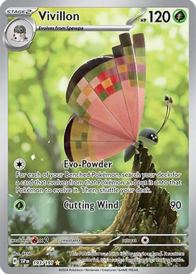 Vivillon SV08: Surging Sparks Pokemon card