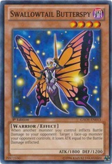 Swallowtail Butterspy Galactic Overlord Yu-Gi-Oh! card