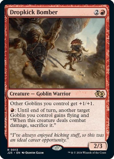 Dropkick Bomber Foundations Jumpstart Magic card
