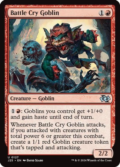 Battle Cry Goblin Foundations Jumpstart Magic card