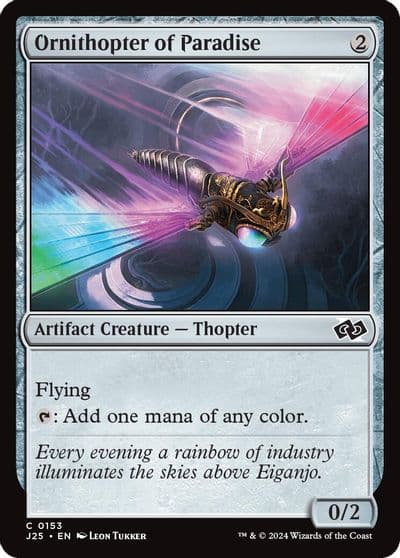 Ornithopter of Paradise Foundations Jumpstart Magic card