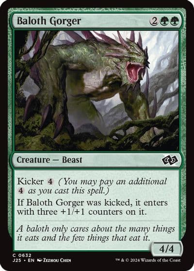 Baloth Gorger Foundations Jumpstart Magic card