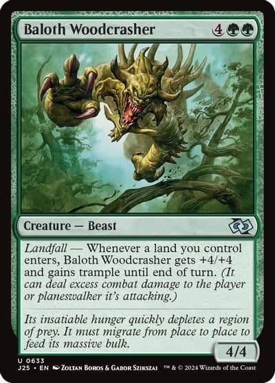Baloth Woodcrasher Foundations Jumpstart Magic card