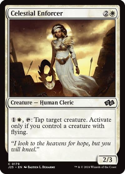 Celestial Enforcer Foundations Jumpstart Magic card
