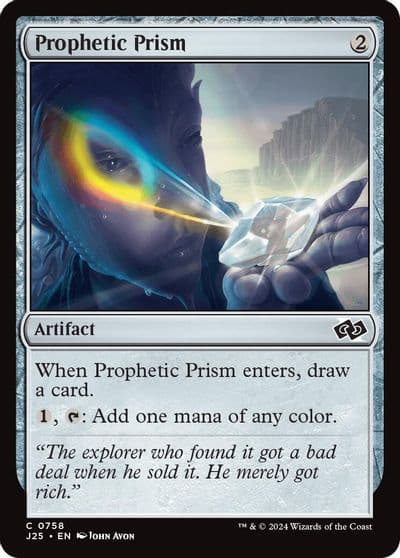 Prophetic Prism Foundations Jumpstart Magic card