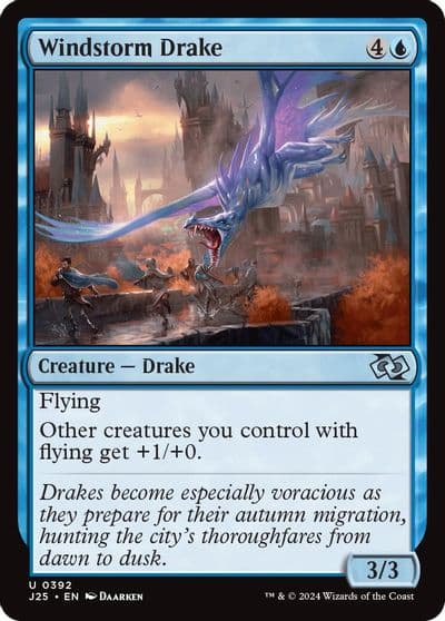 Windstorm Drake Foundations Jumpstart Magic card