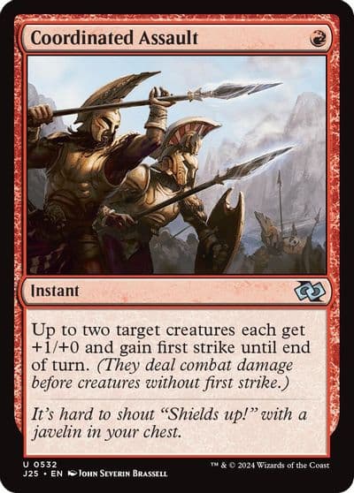 Coordinated Assault Foundations Jumpstart Magic card