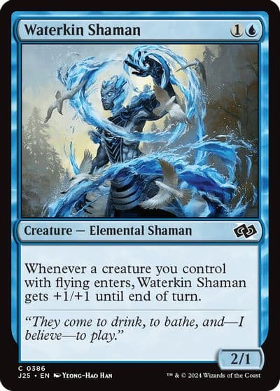 Waterkin Shaman Foundations Jumpstart Magic card