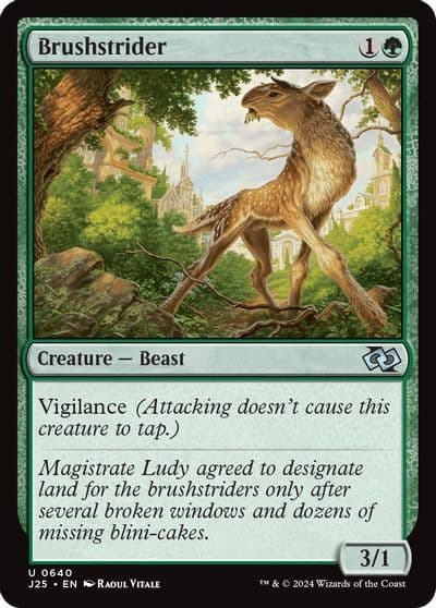 Brushstrider Foundations Jumpstart Magic card