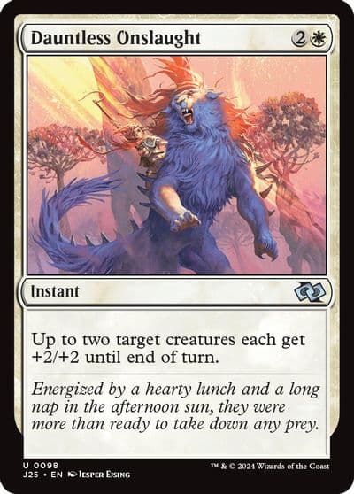 Dauntless Onslaught Foundations Jumpstart Magic card