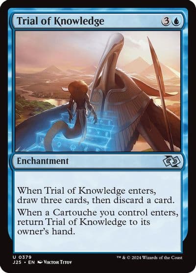 Trial of Knowledge Foundations Jumpstart Magic card
