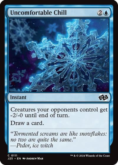Uncomfortable Chill Foundations Jumpstart Magic card
