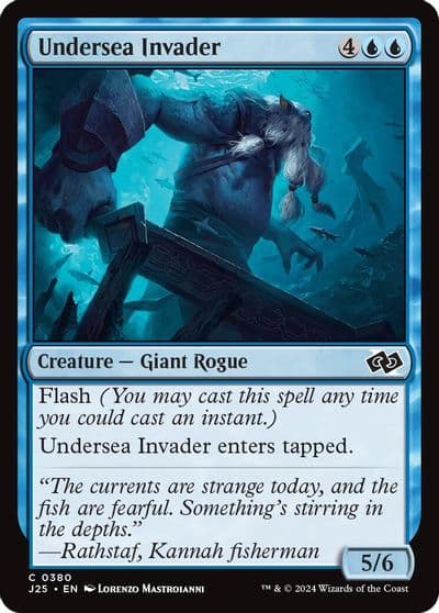 Undersea Invader Foundations Jumpstart Magic card