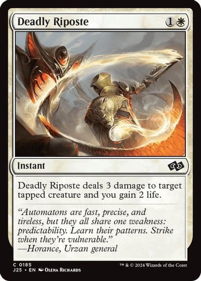 Deadly Riposte Foundations Jumpstart Magic card