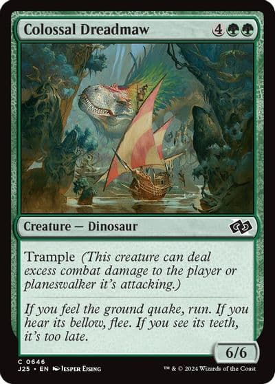 Colossal Dreadmaw Foundations Jumpstart Magic card