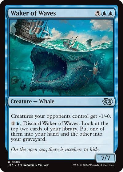 Waker of Waves Foundations Jumpstart Magic card