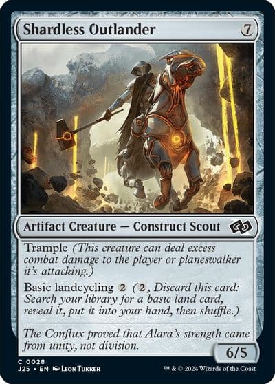Shardless Outlander Foundations Jumpstart Magic card