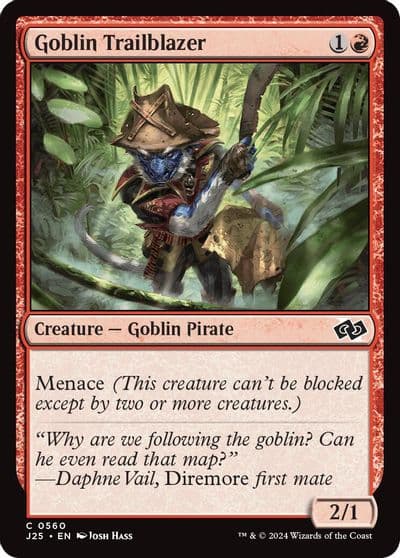 Goblin Trailblazer Foundations Jumpstart Magic card