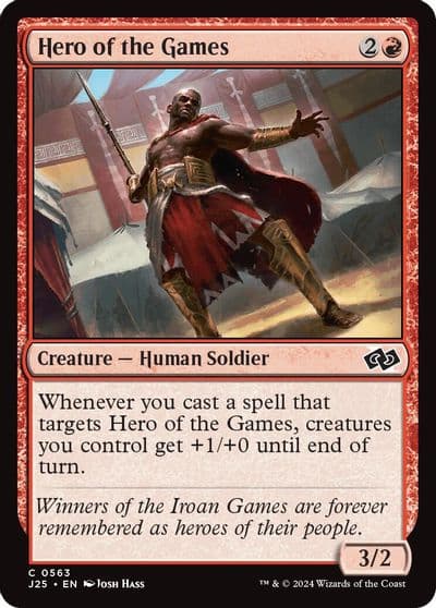 Hero of the Games Foundations Jumpstart Magic card