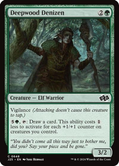Deepwood Denizen Foundations Jumpstart Magic card