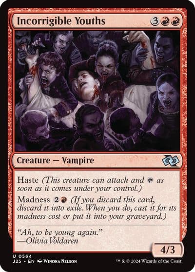 Incorrigible Youths Foundations Jumpstart Magic card