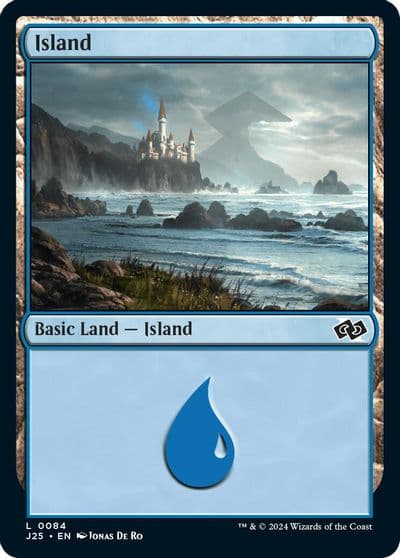 Island 0084 Foundations Jumpstart Magic card