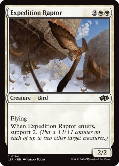 Expedition Raptor Foundations Jumpstart Magic card